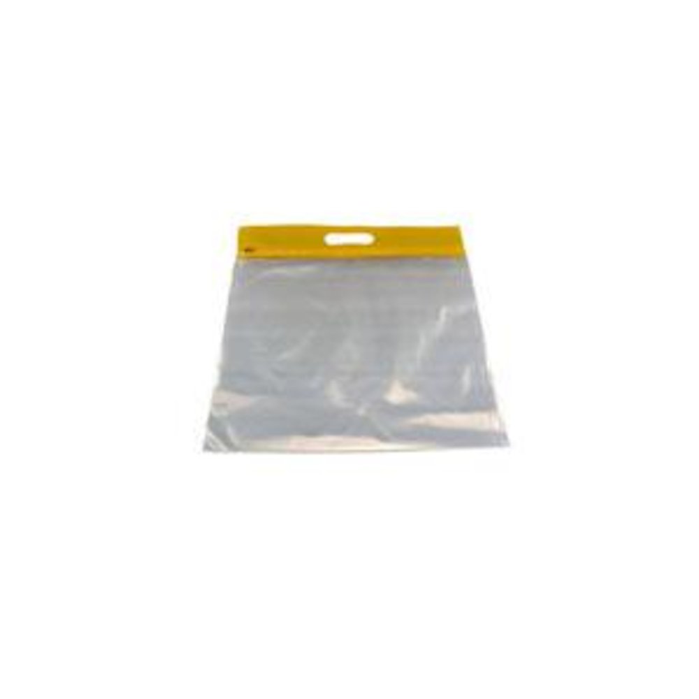 ZIPAFILE STORAGE BAGS 25PK YELLOW. Picture 2