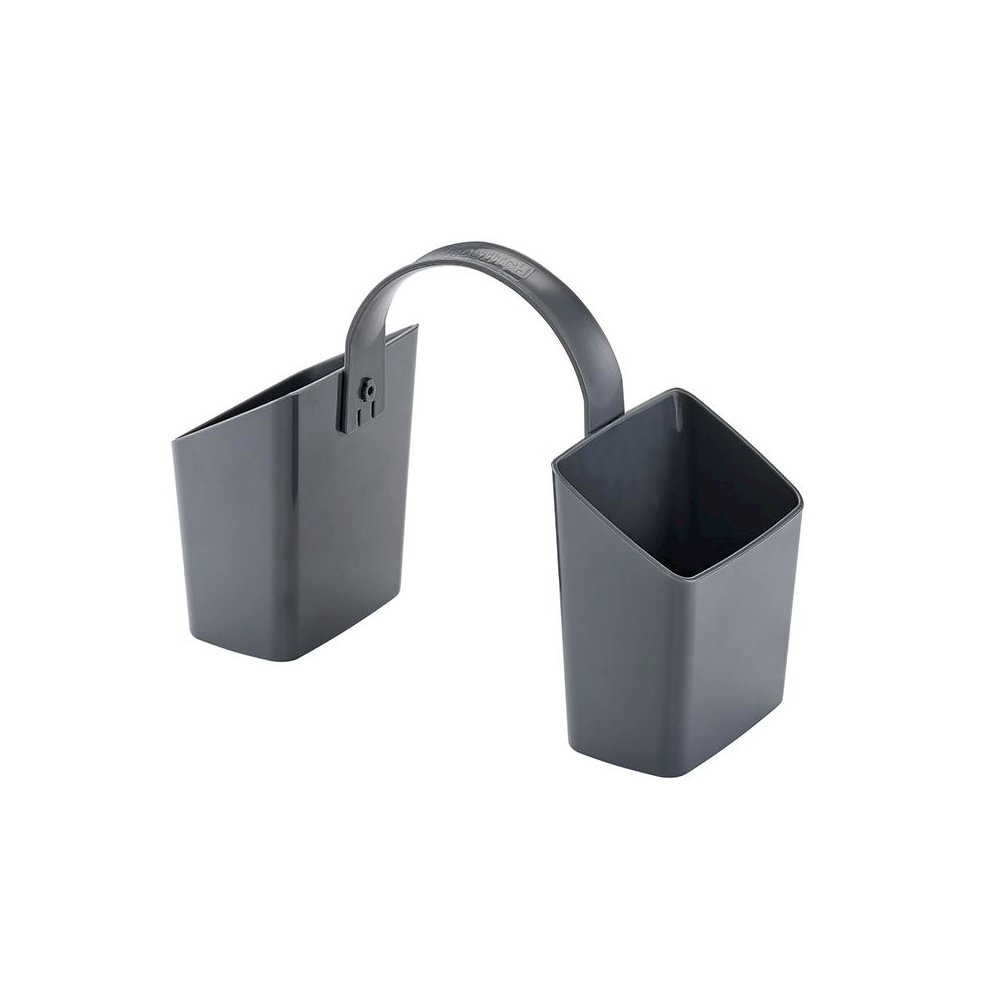 Antimicrobial Classroom Pencil Caddy with Handle, Gray. Picture 1