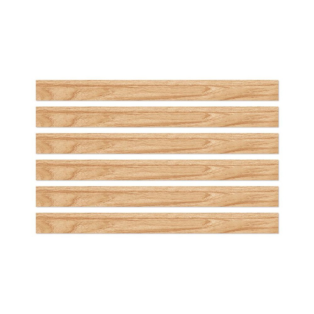 Grow Together Light Wood Grain Straight Borders, 36 Feet Per Pack, 6 Packs. Picture 1
