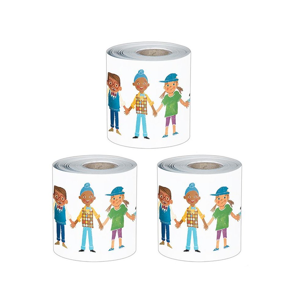 All Are Neighbors Rolled, 65 Feet Per Roll, Pack of 3. Picture 1
