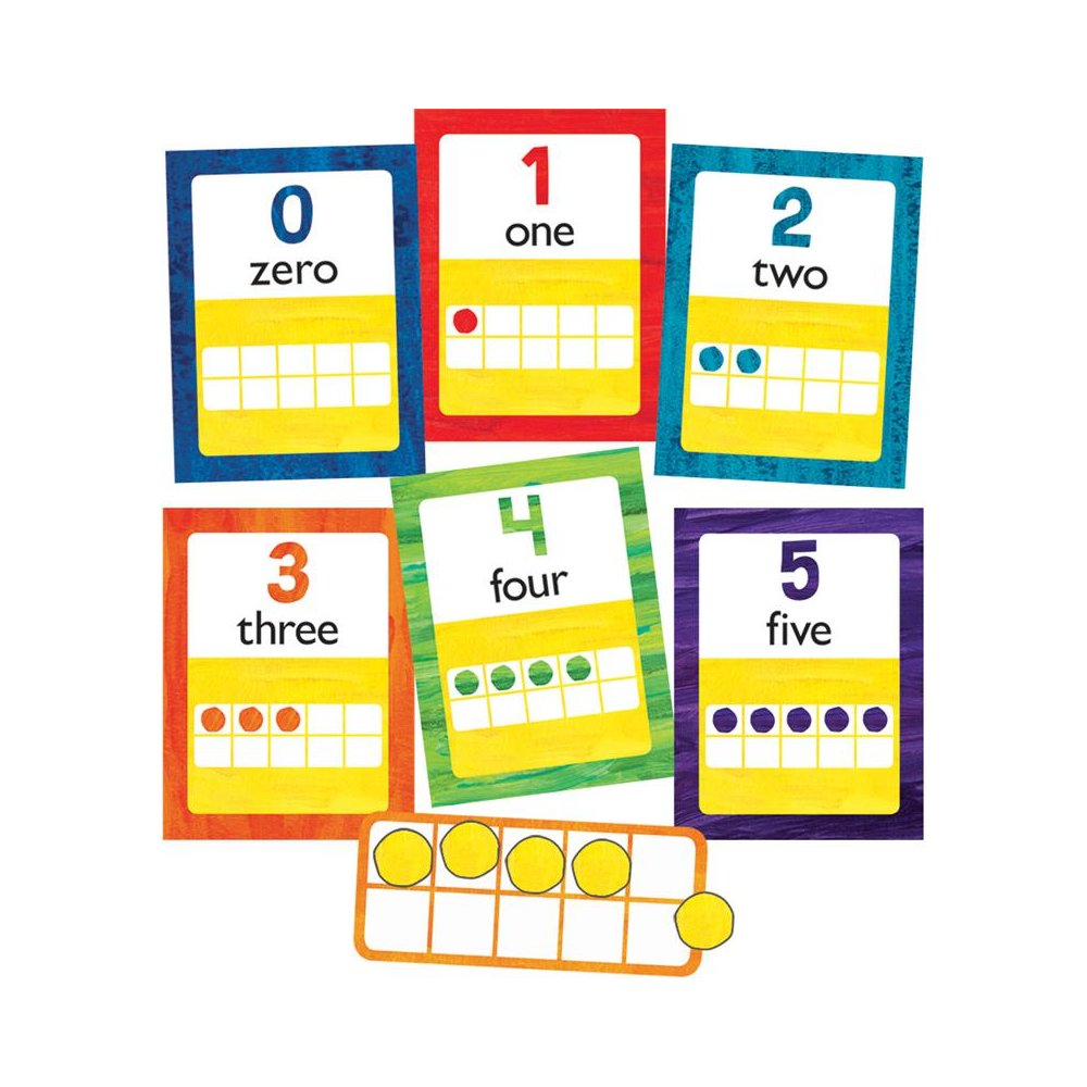 World of Eric Carle Numbers 0-20 Bulletin Board Set, 43 Pieces. Picture 1