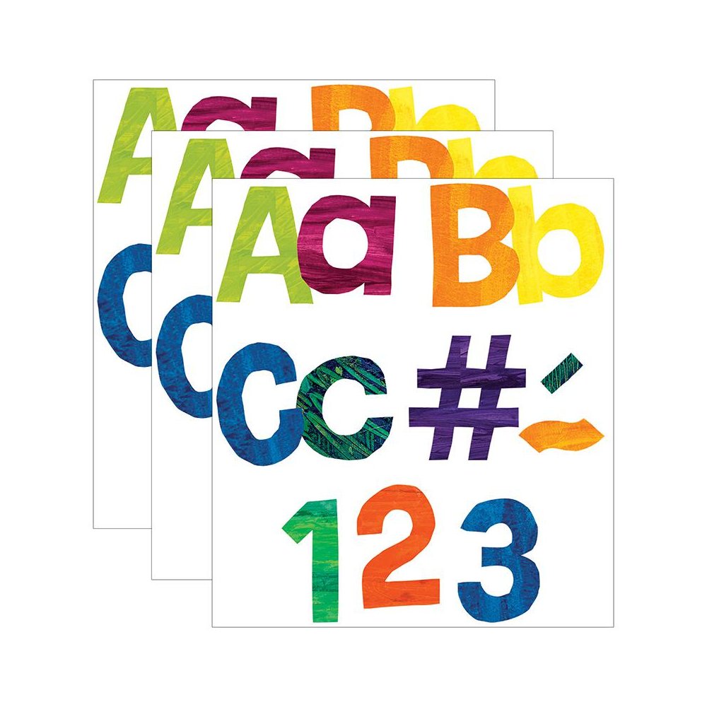 World of Eric Carle Colorful Tissue Paper Combo Pack EZ Letters, 3 Packs. Picture 1