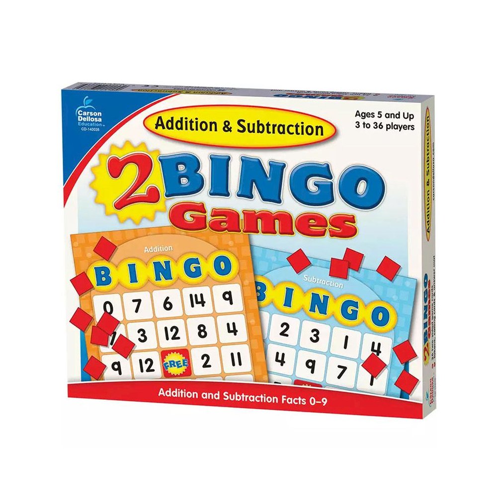 ADDITION & SUBTRACTION BINGO. Picture 1