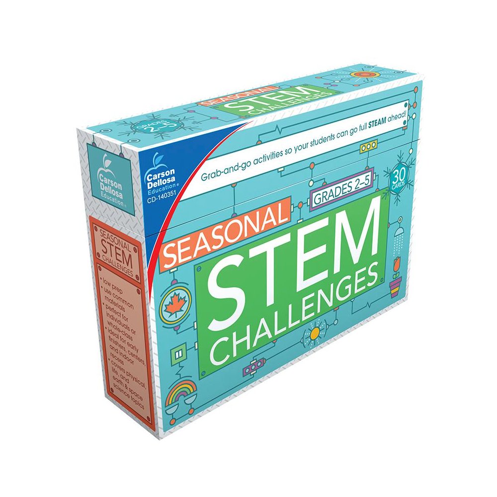 Seasonal STEM Challenges Learning Cards. Picture 1