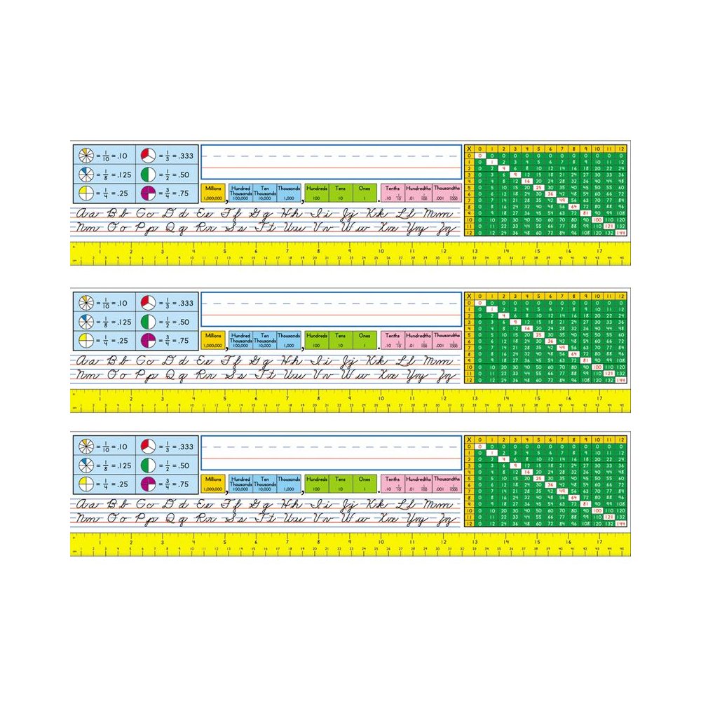 Traditional Cursive Nameplates, Grade 2-5, 36 Per Pack, 3 Packs. Picture 1