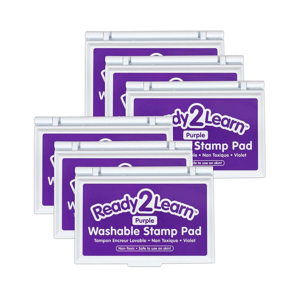 Washable Stamp Pad - Purple - Pack of 6. Picture 1