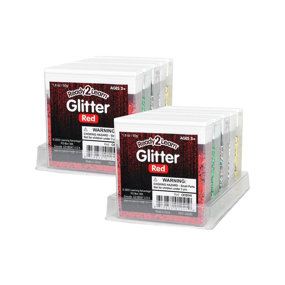 Glitter - Festive - 5 Per Set - 2 Sets. Picture 1