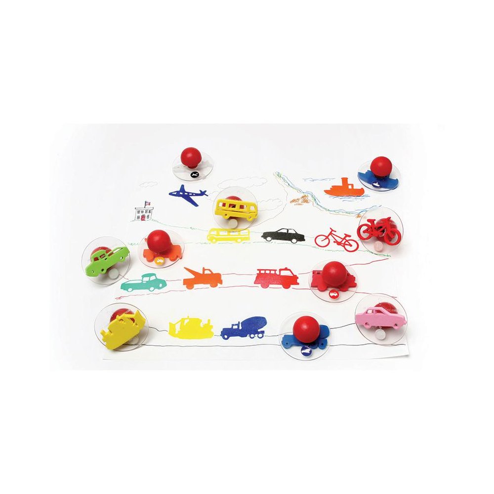 READY2LEARN GIANT TRANSPORTATION STAMP SET 1. Picture 1