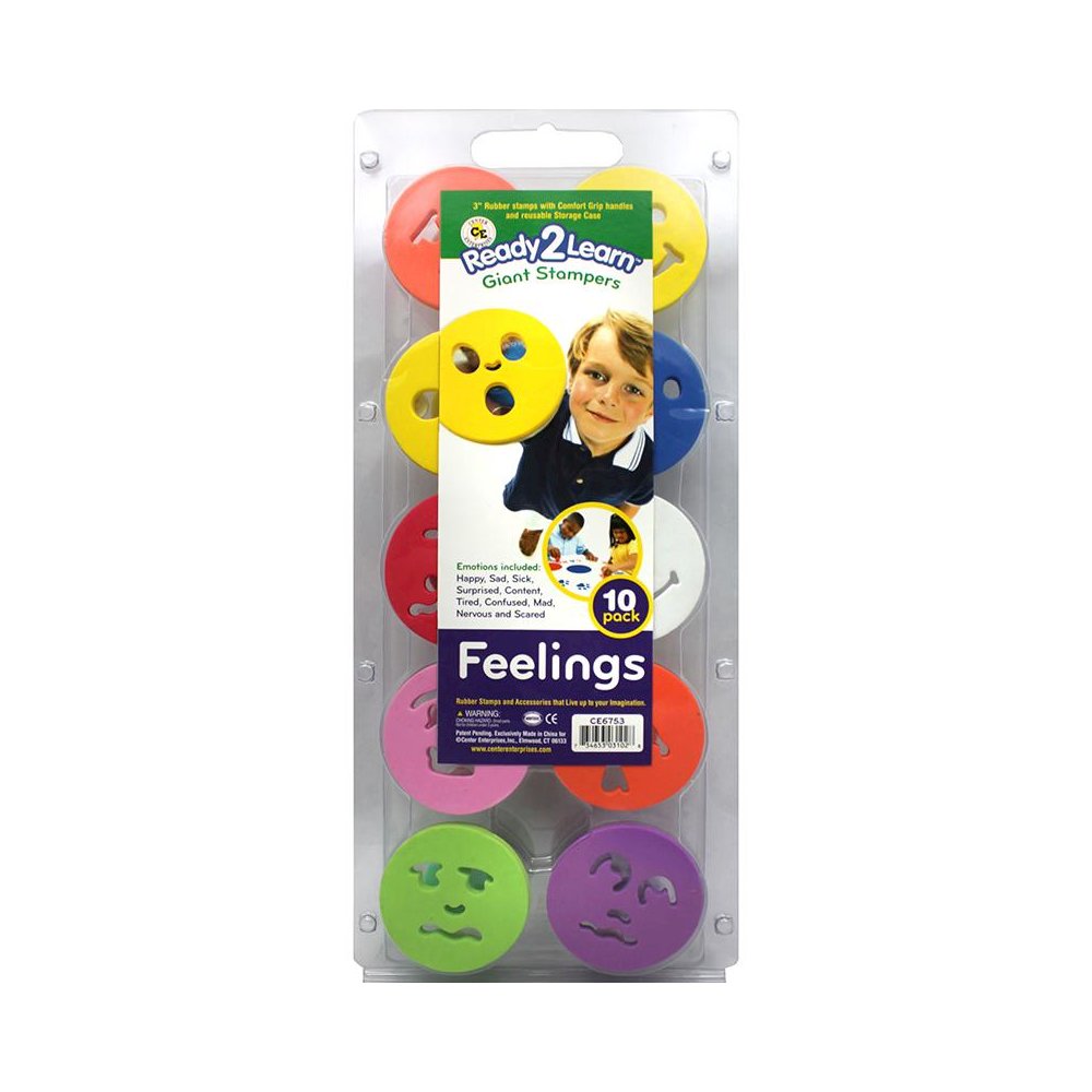 READY2LEARN GIANT FEELINGS STAMP SET. Picture 1