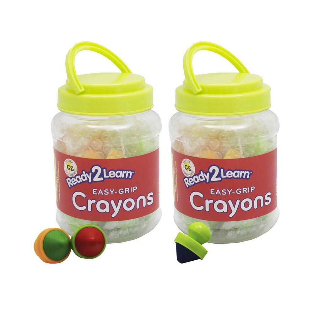 Easy Grip Crayons - 6 Per Set - 2 Sets. Picture 1