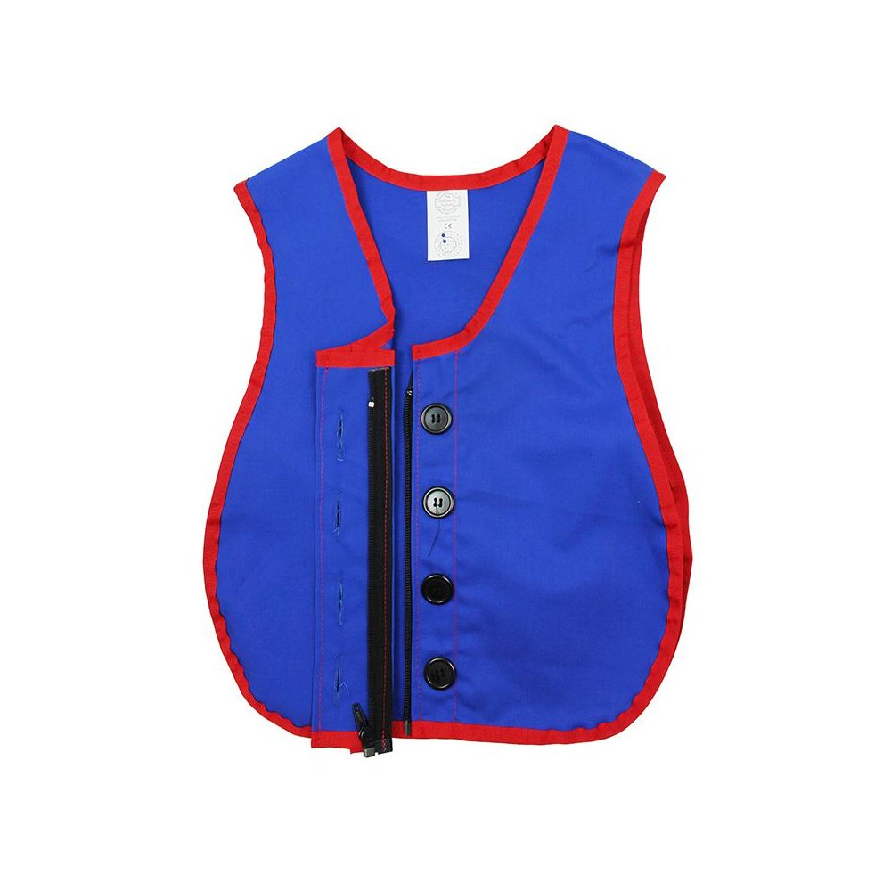 MANUAL DEXTERITY BUTTON ZIPPER VEST. Picture 1
