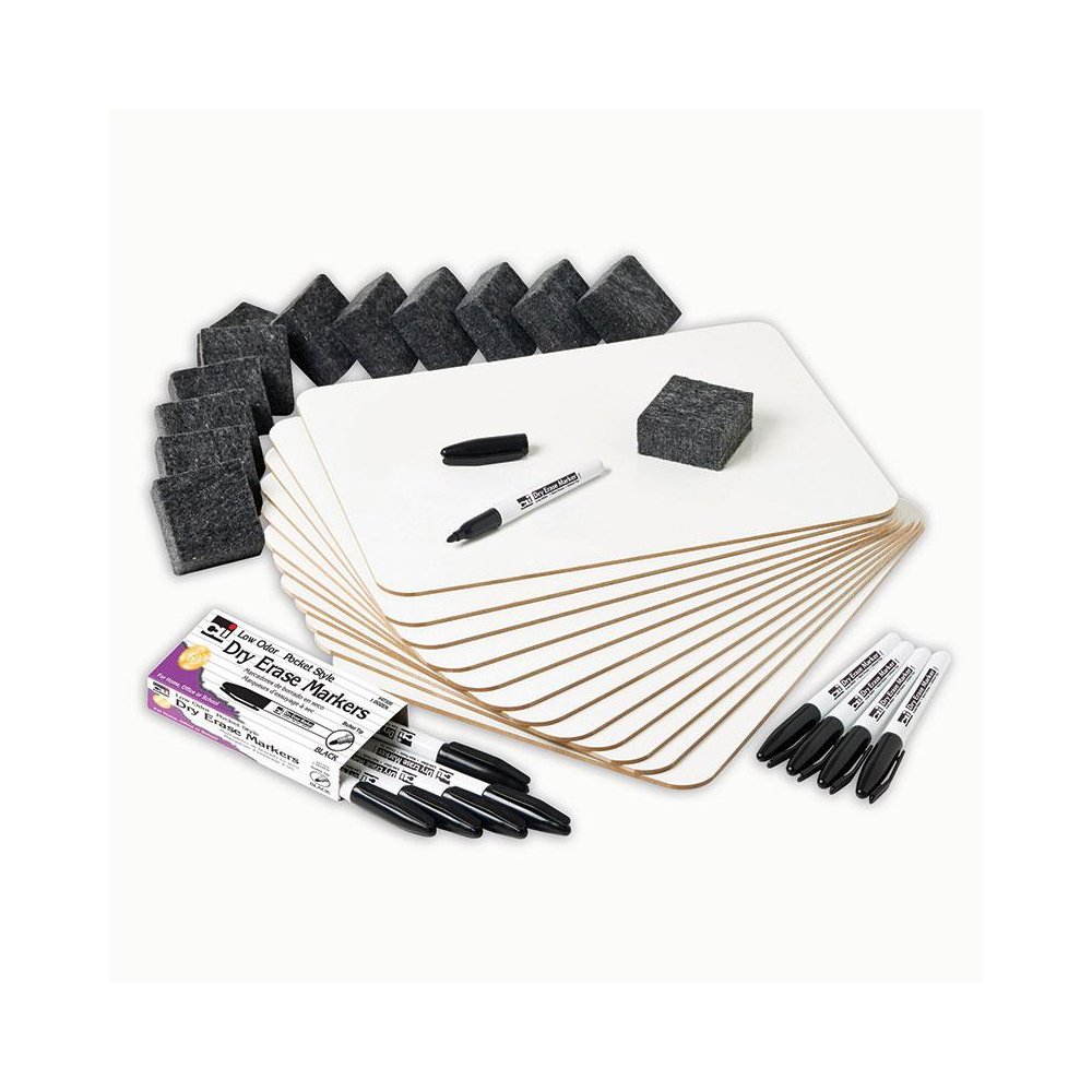 DRY ERASE LAPBOARD CLASS PACK 12PK. Picture 1