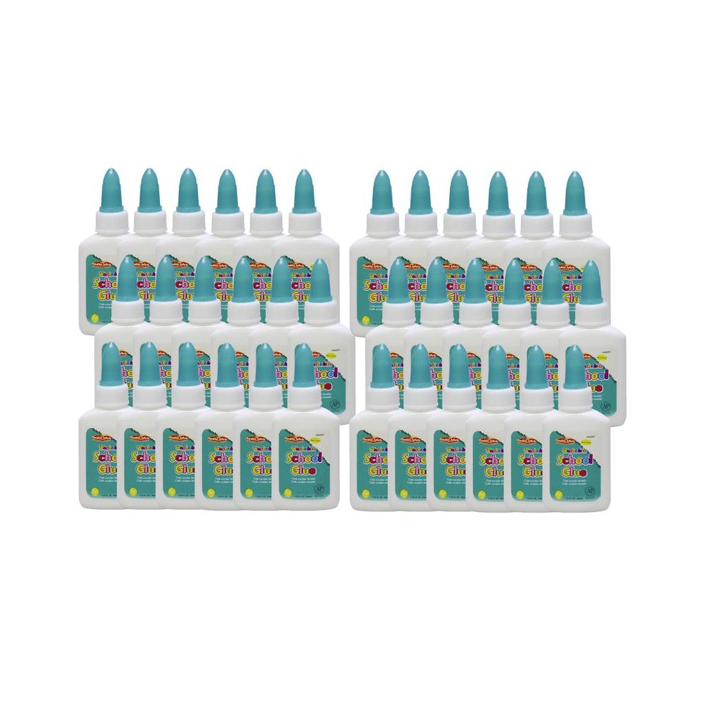 Economy Washable School Glue, 1.25 oz, Pack of 36. Picture 1