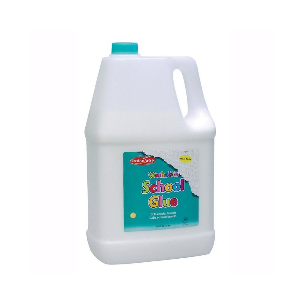 ECONOMY WASHABLE SCHOOL GLUE GALLON. Picture 1