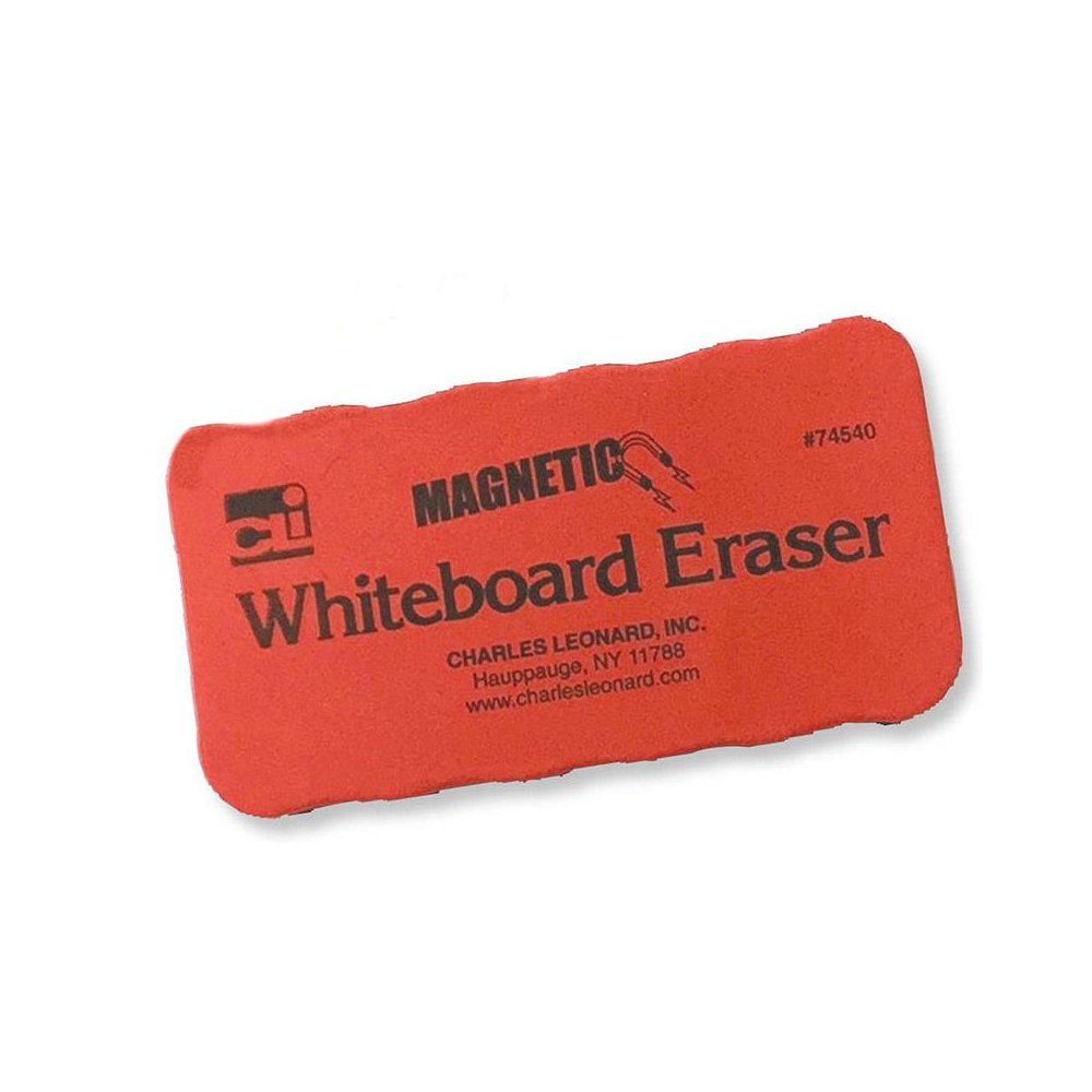 4X2 RED MAGNETIC WHITEBOARD ERASER. Picture 1