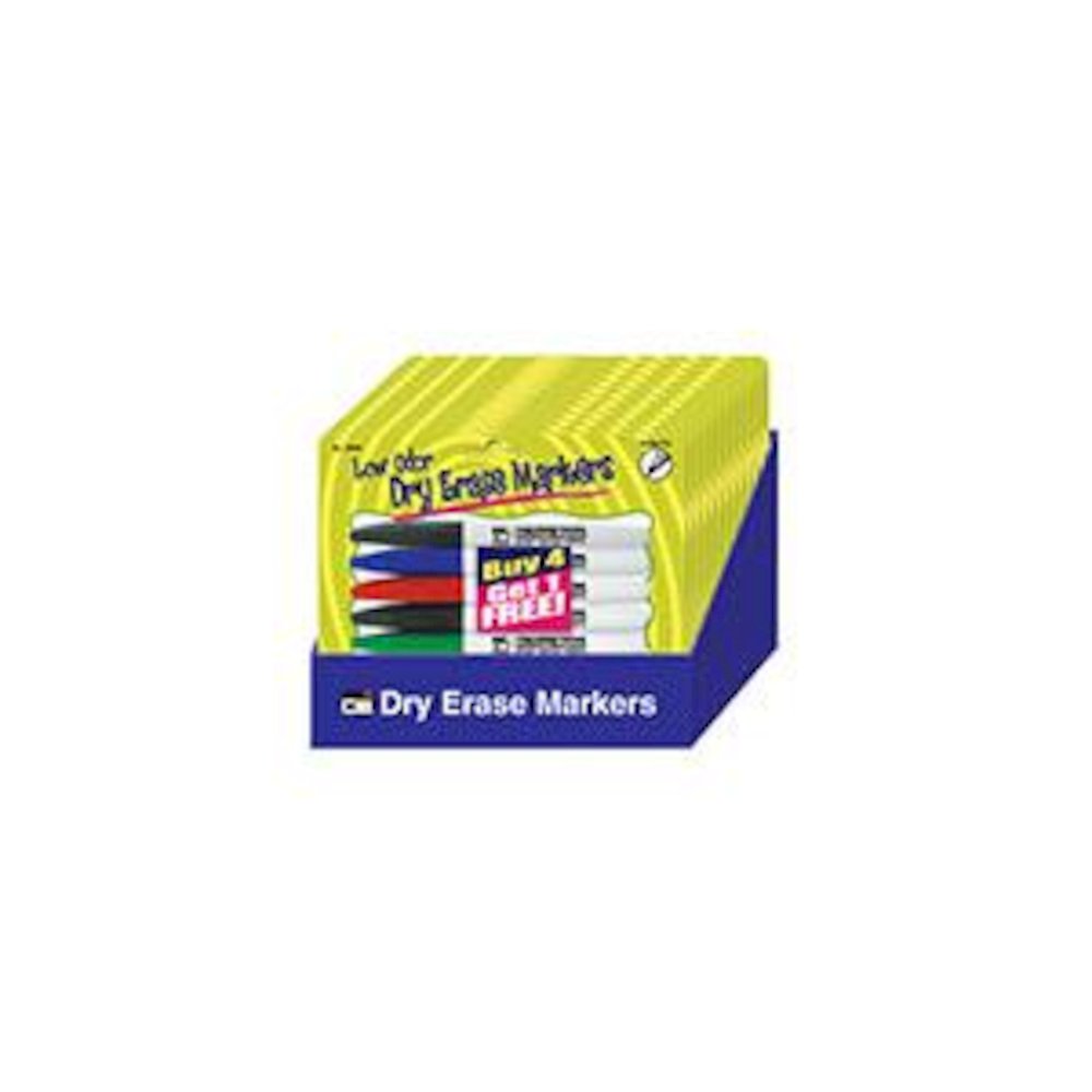 12 PKS OF 5 POCKET DRY ERASE MARKER LOW ODOR. Picture 2