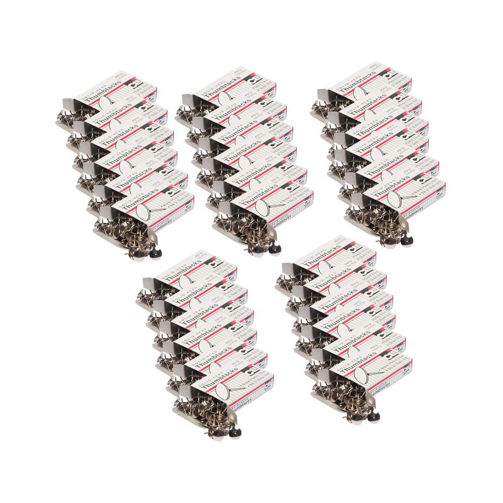 Thumb Tacks, 100 Per Pack, 30 Packs. Picture 1