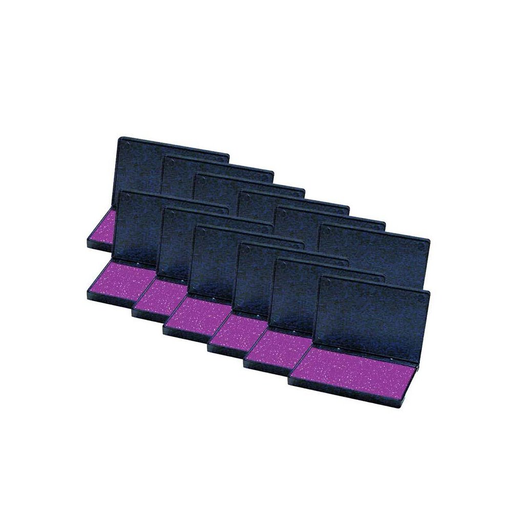 Stamp Pad, Violet, Pack of 12. Picture 1