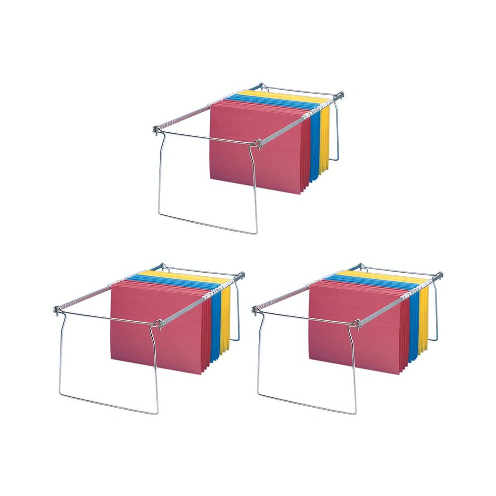 Letter Size Hanging File Frame, Pack of 3. Picture 1