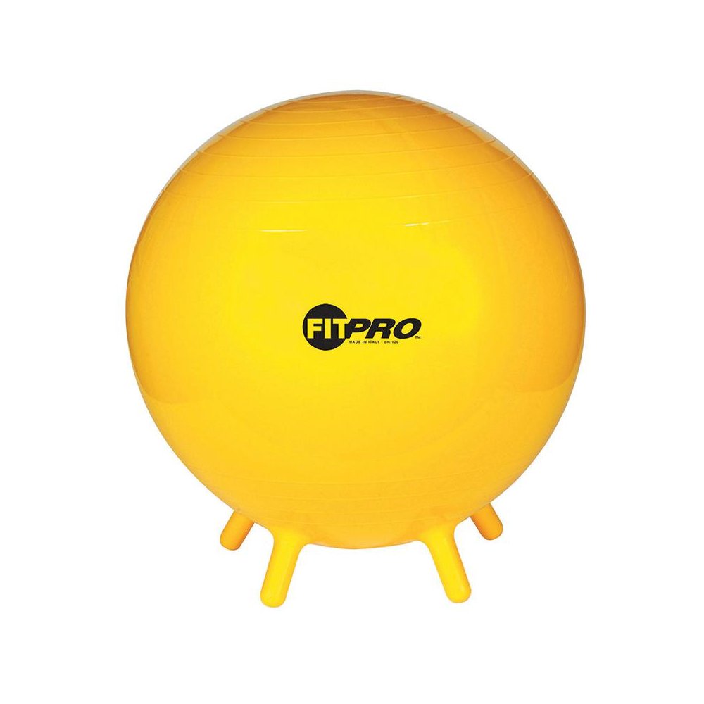 FITPRO BALL STABILITY LEGS YEL 65CM GR 5 AND UP. Picture 1