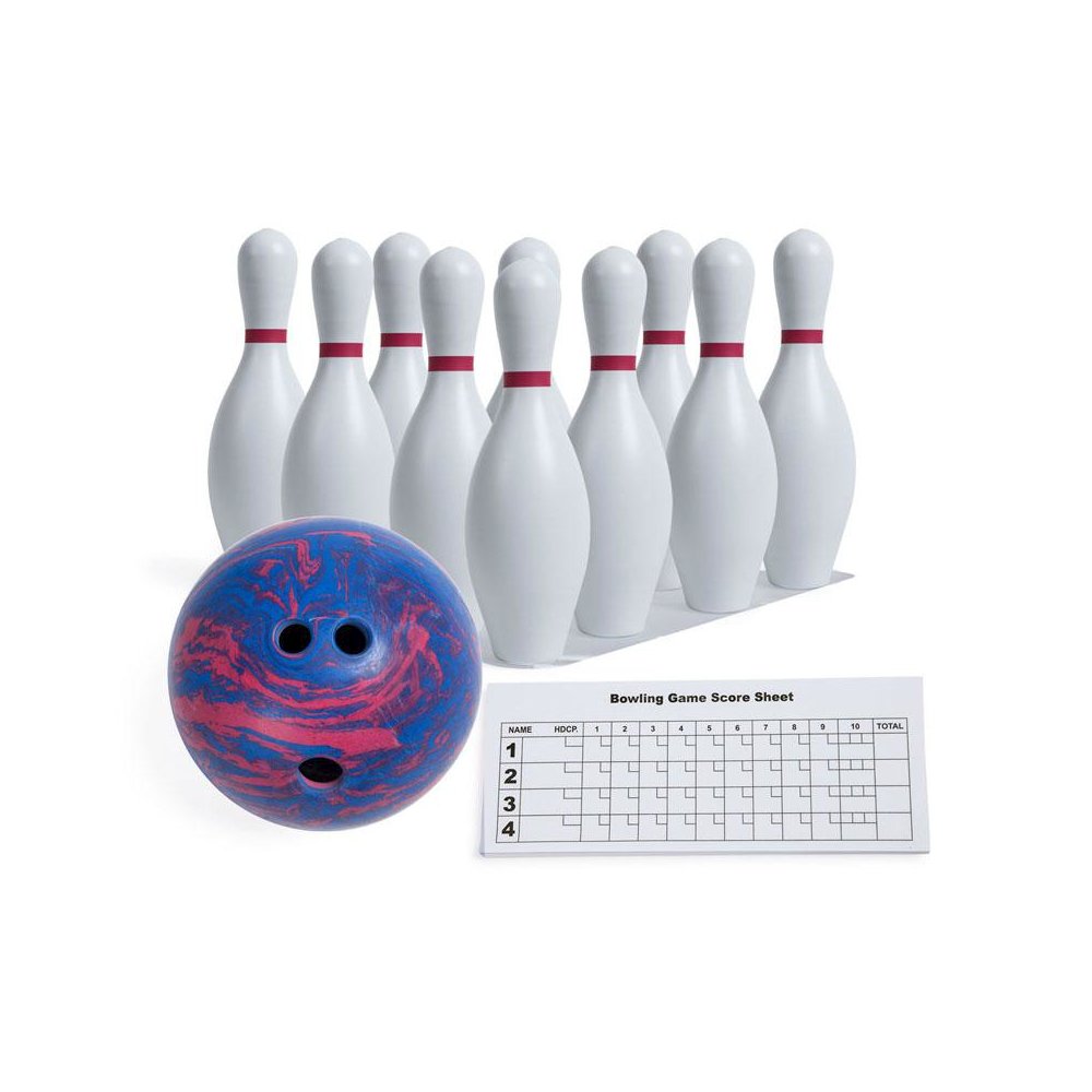 PLASTIC BOWLING PIN SET. Picture 1