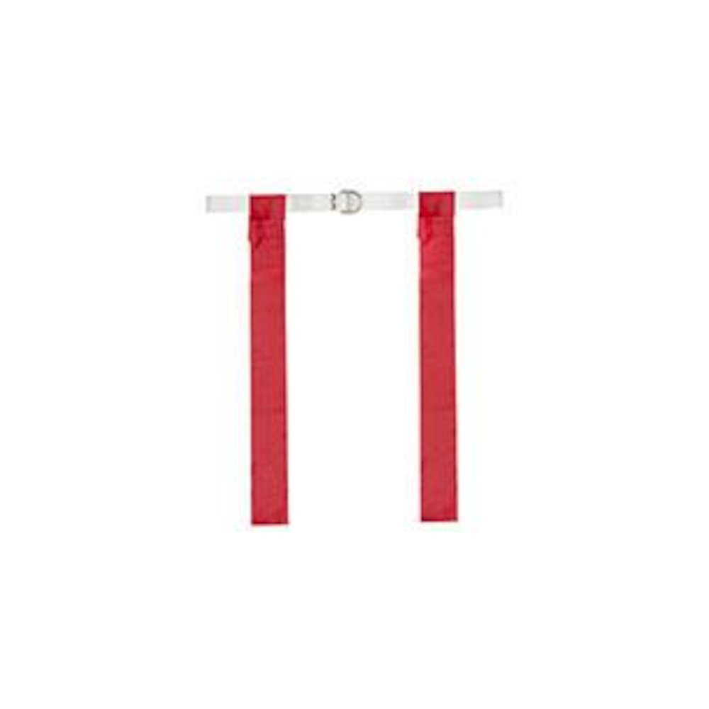 FLAG FOOTBALL SET 12 RED ONE SIZE FITS ALL BELTS. Picture 2