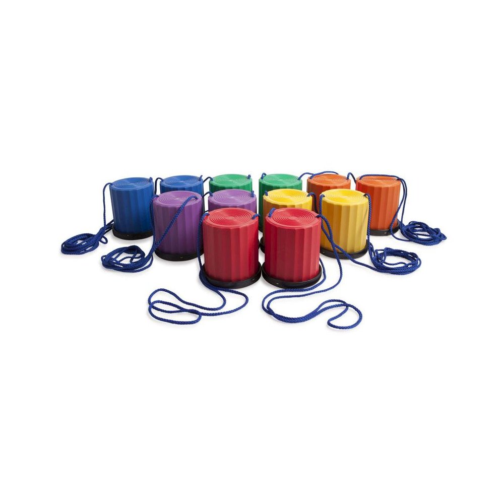 Plastic Platform Stilts 6 Color Set. Picture 1