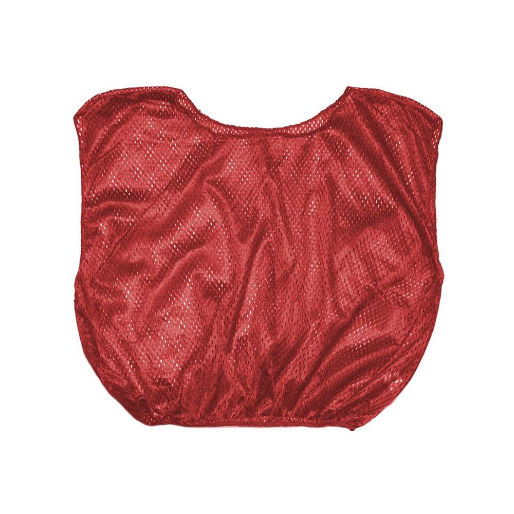 VEST ADULT PRACTICE SCRIMMAGE RED 12 COUNT. Picture 1
