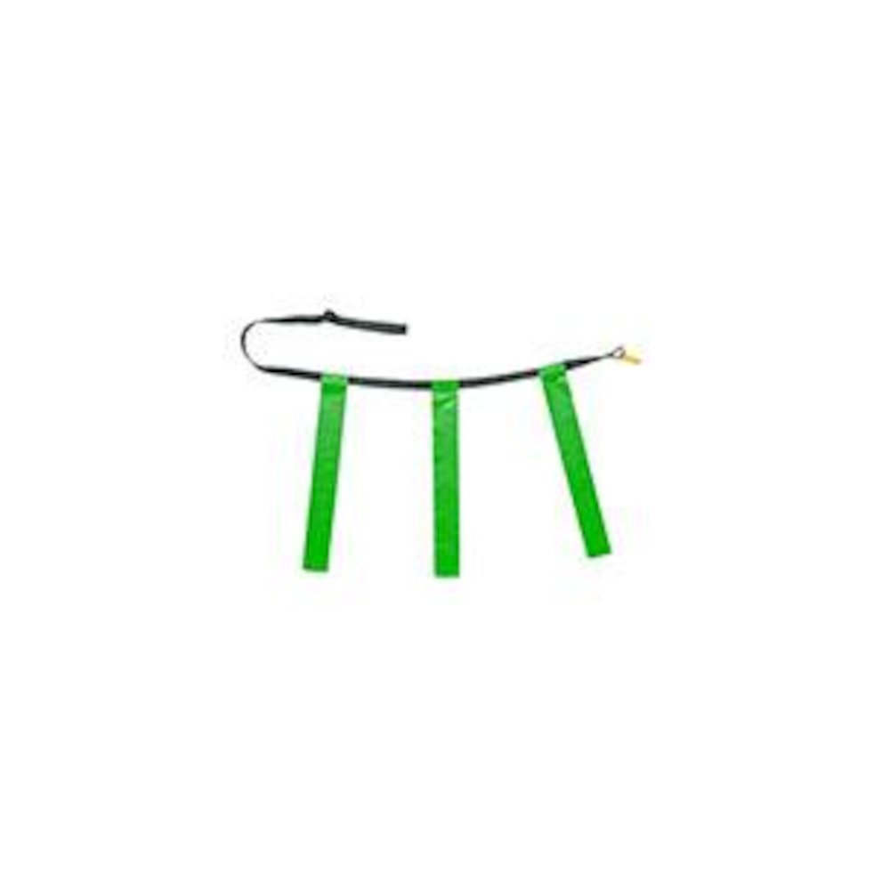 TRIPLE FLAG FOOTBALL SET GREEN 12PK ADULT SIZE 32-39IN. Picture 2