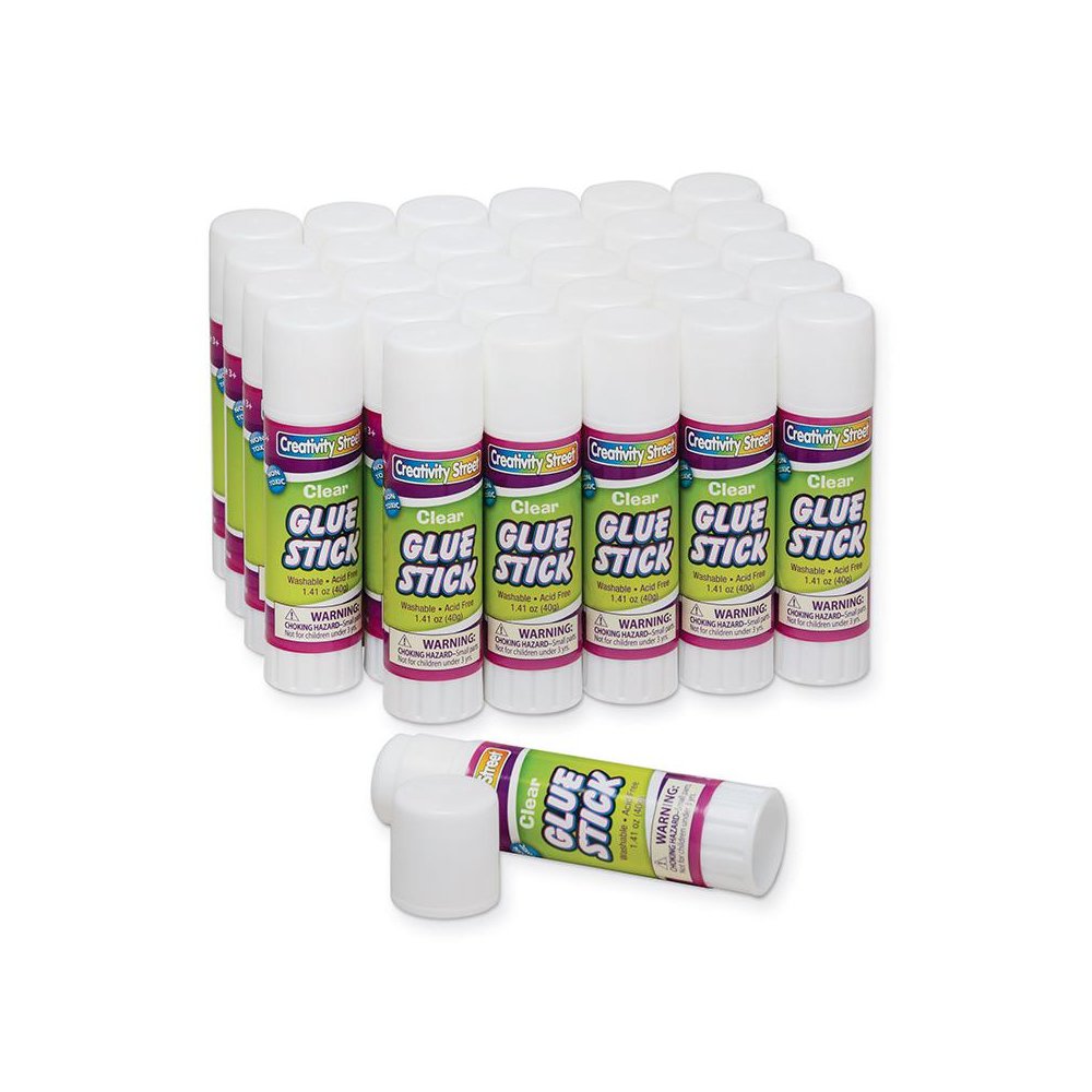 GLUE STICKS 30 CLEAR 1.41 OZ. Picture 1