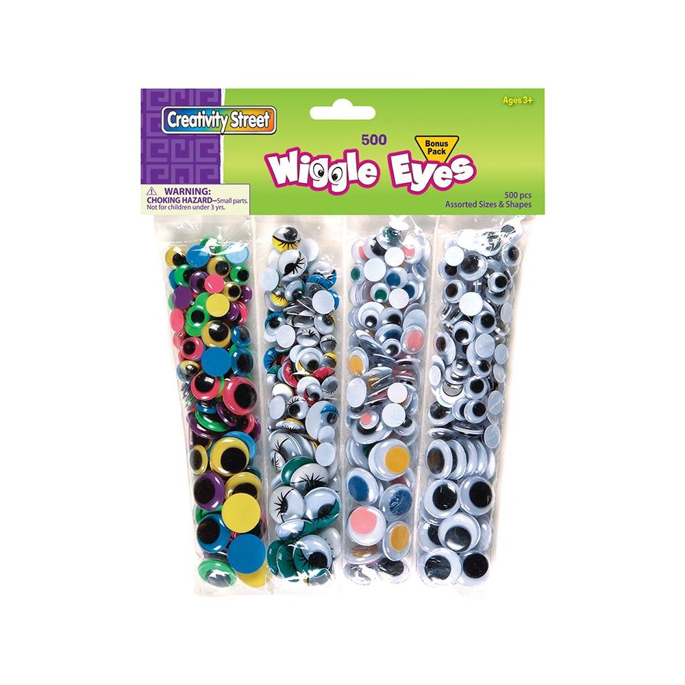 WIGGLE EYES 500 ASST.. Picture 1