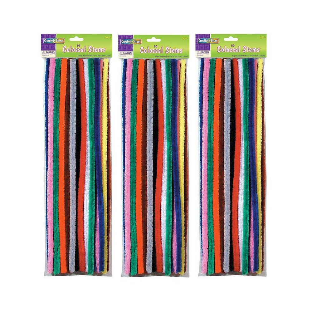Colossal Stems, Colossal Stems, 19-1/2" x 15 mm, 50 Per Pack, 3 Packs. Picture 1