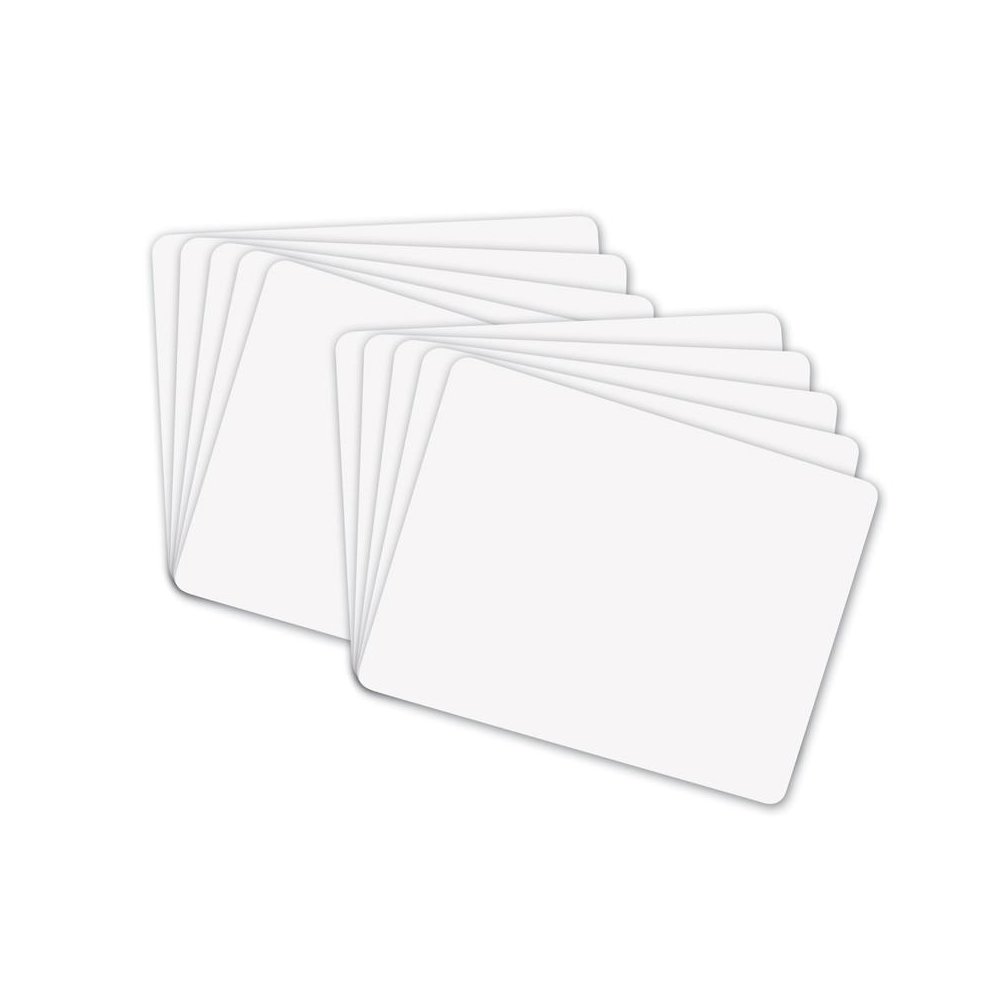 Plain Dry Erase Whiteboard 10Pk, 9 X 12. Picture 1