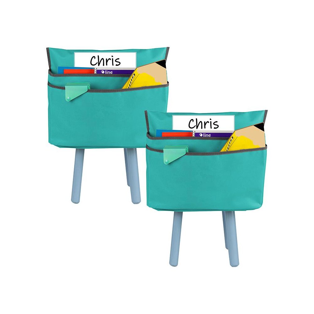 Standard Chair Cubbie, 14", Seafoam Green, Pack of 2. Picture 1