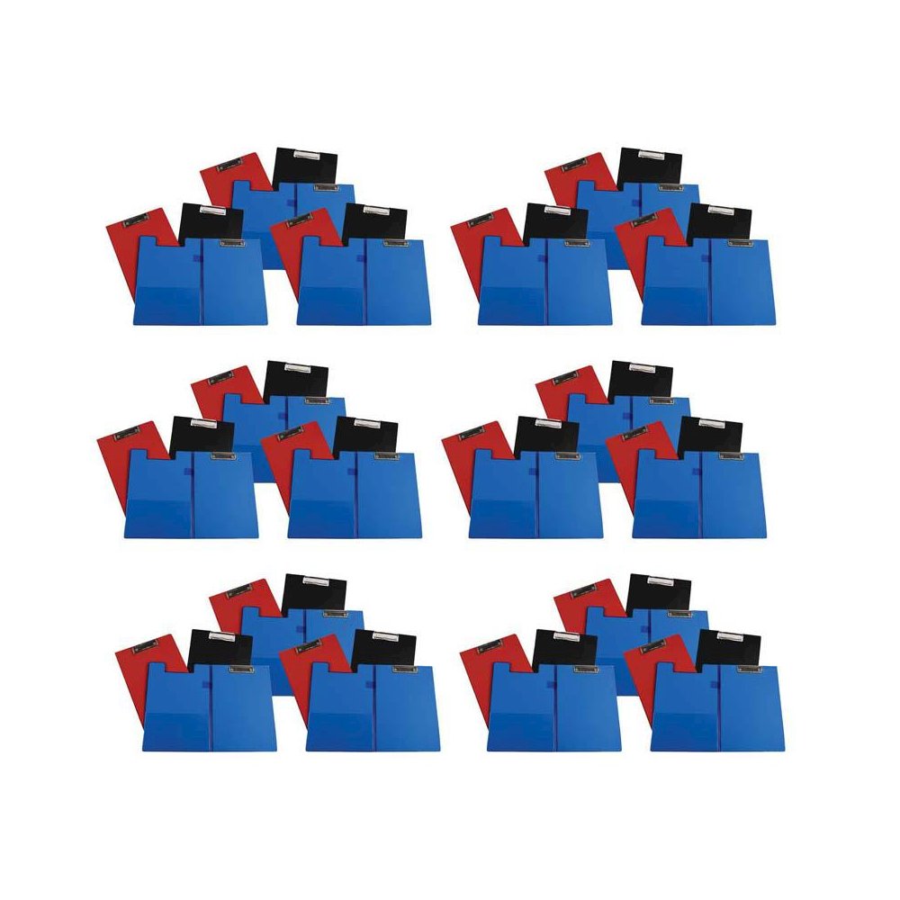 Clipboard Folder, Assorted Colors, Pack of 6. Picture 1