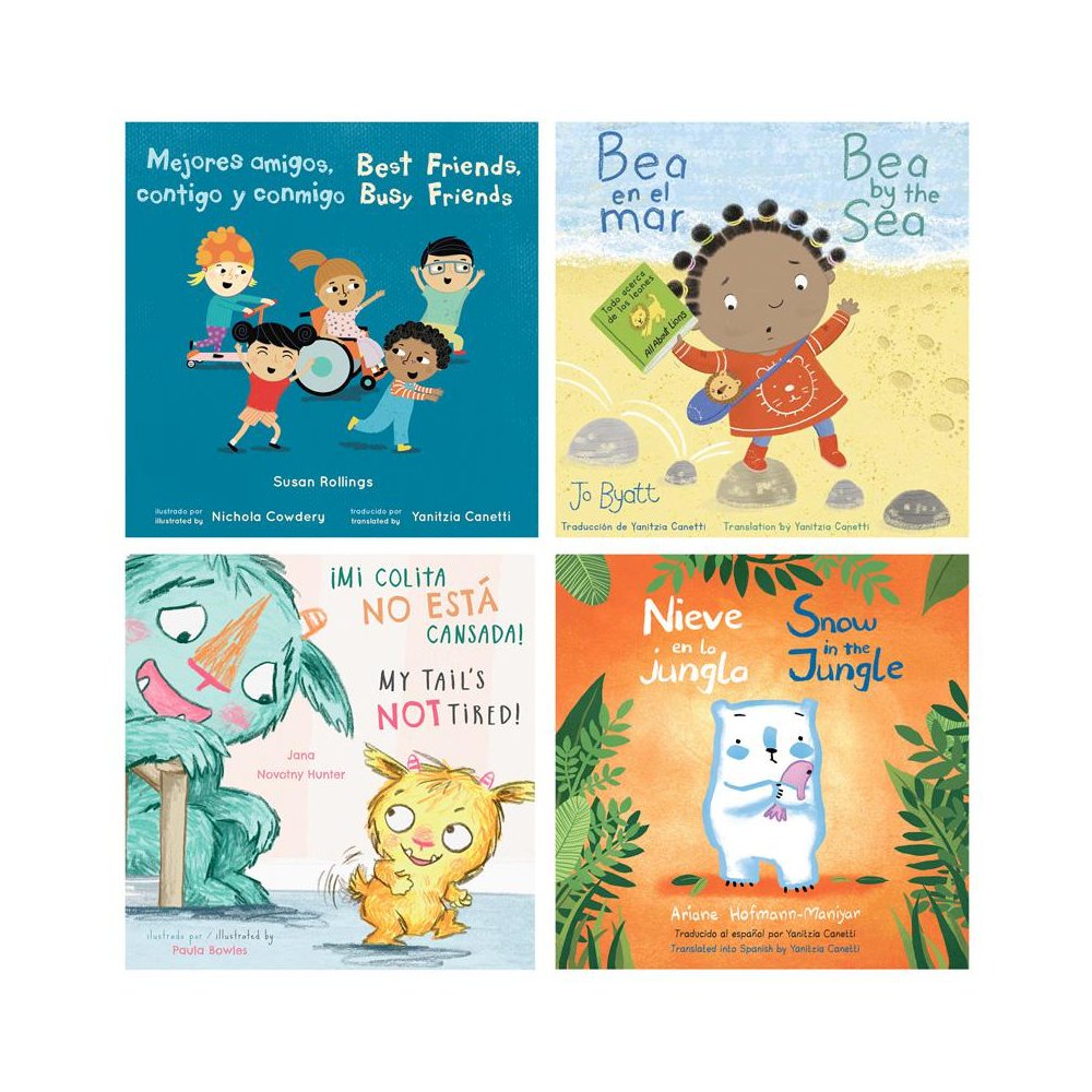 Library Bilingual Books, Set of 4. Picture 1
