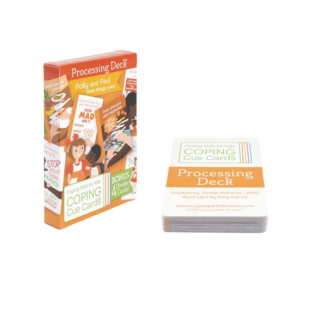 Coping Cue Cards Processing Deck. Picture 1