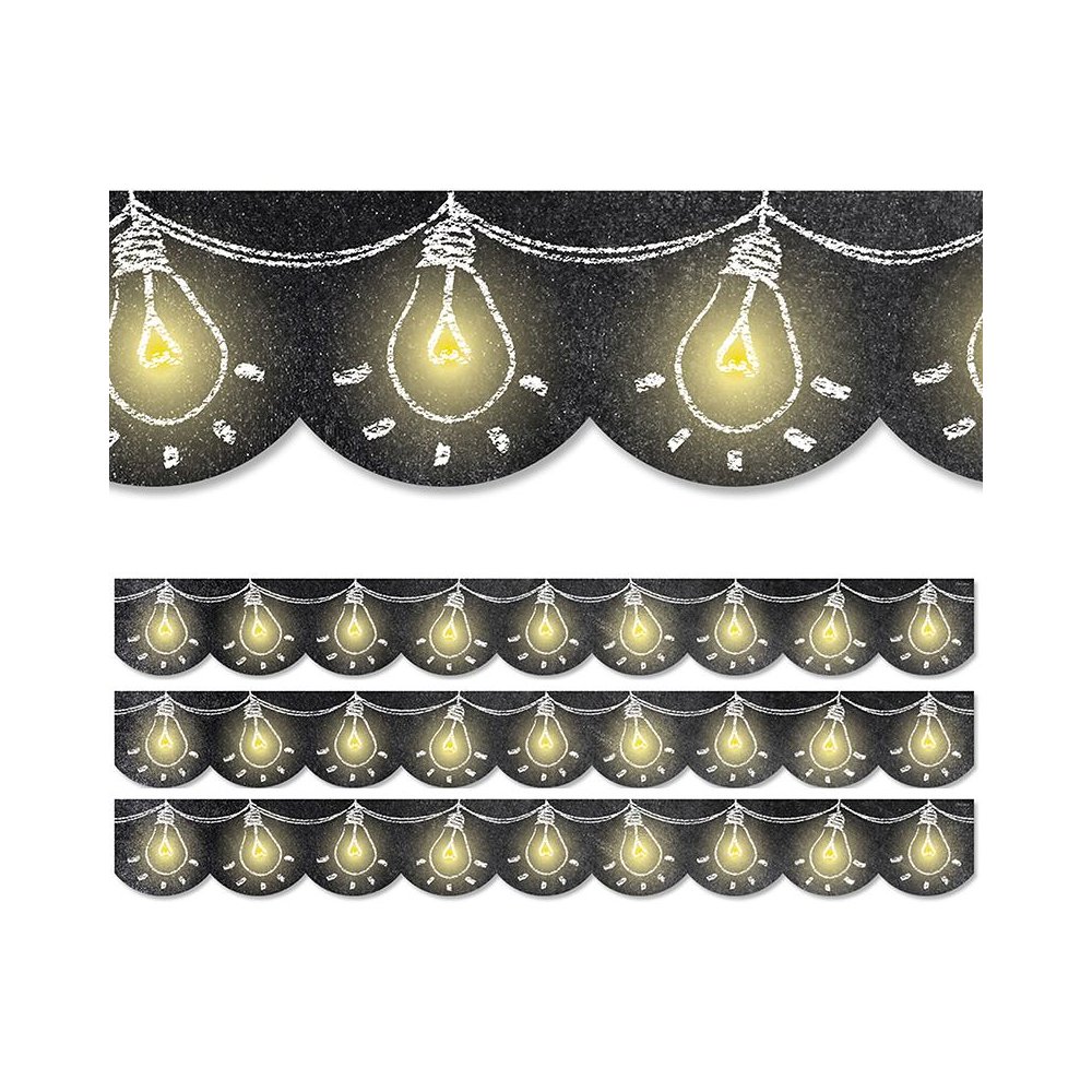 Lightbulbs EZ Border, 48 Feet, 3 Packs. Picture 1