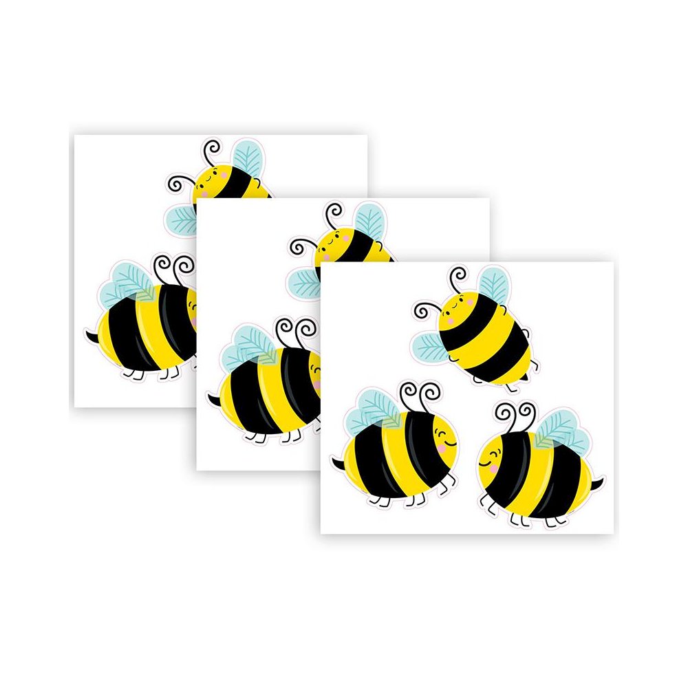 Busy Bees 6" Designer Cut-Outs, 36 Per Pack, 3 Packs. Picture 1
