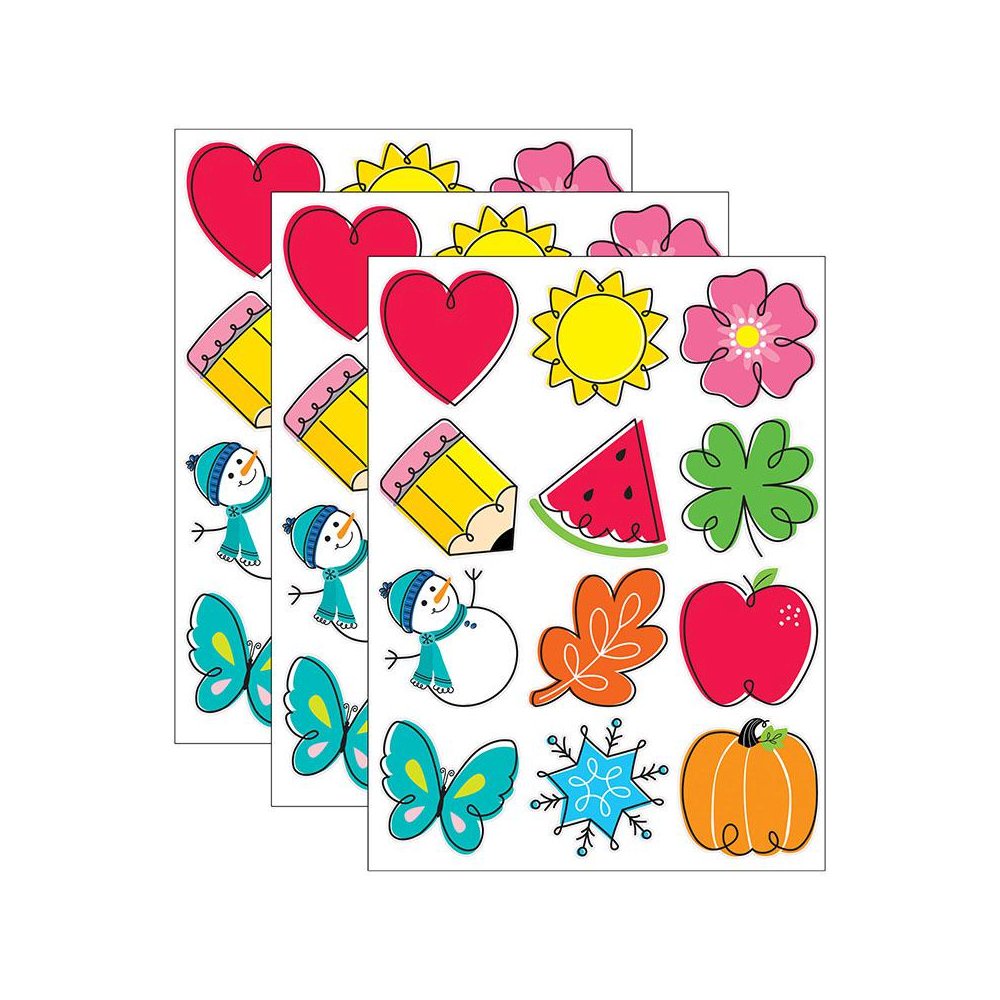 Seasonal Accents 10" Designer Cut-Outs, 12 Per Pack, 3 Packs. Picture 1