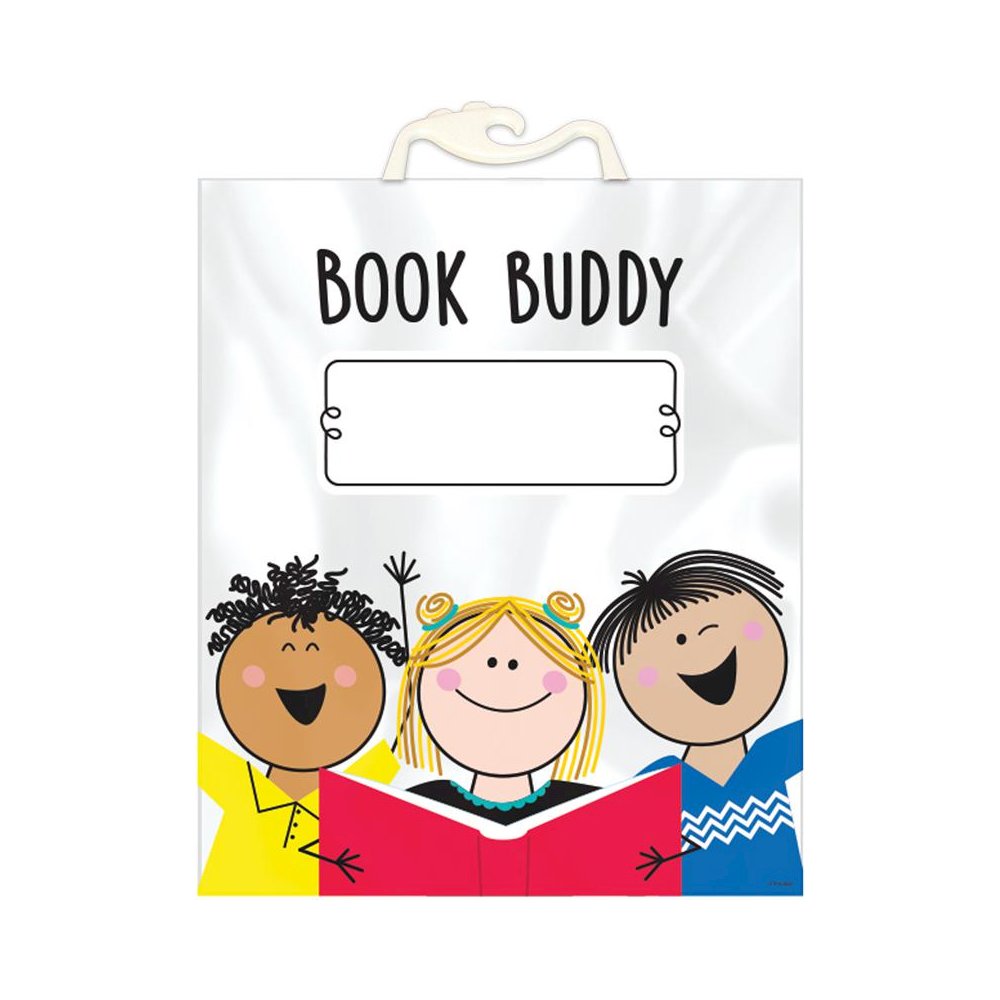 Stick Kid Friends Book Buddy Bags, Pack of 6. Picture 1