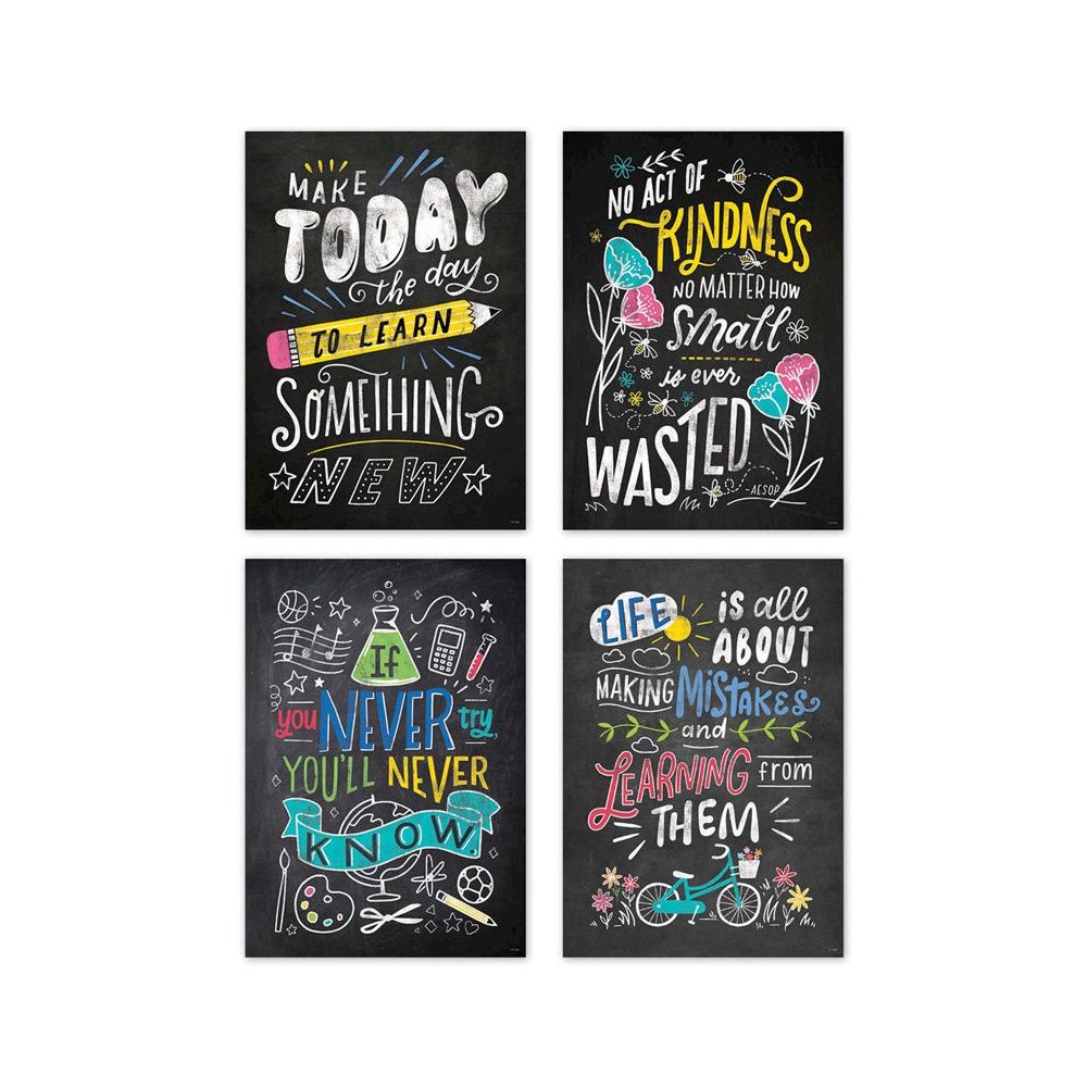 Colorful Inspiration Inspire U 4-Poster Pack. Picture 1