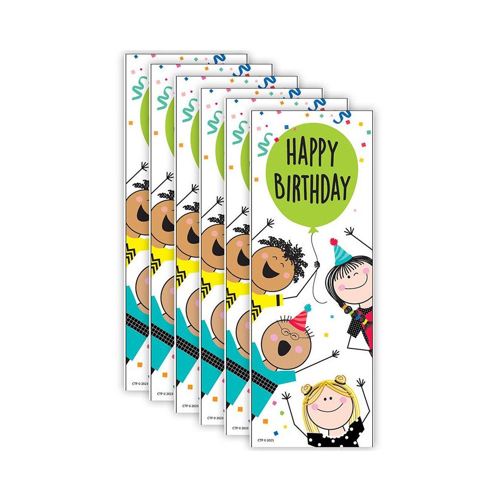 Happy Birthday Bookmark, 30 Per Pack, 6 Packs. Picture 1
