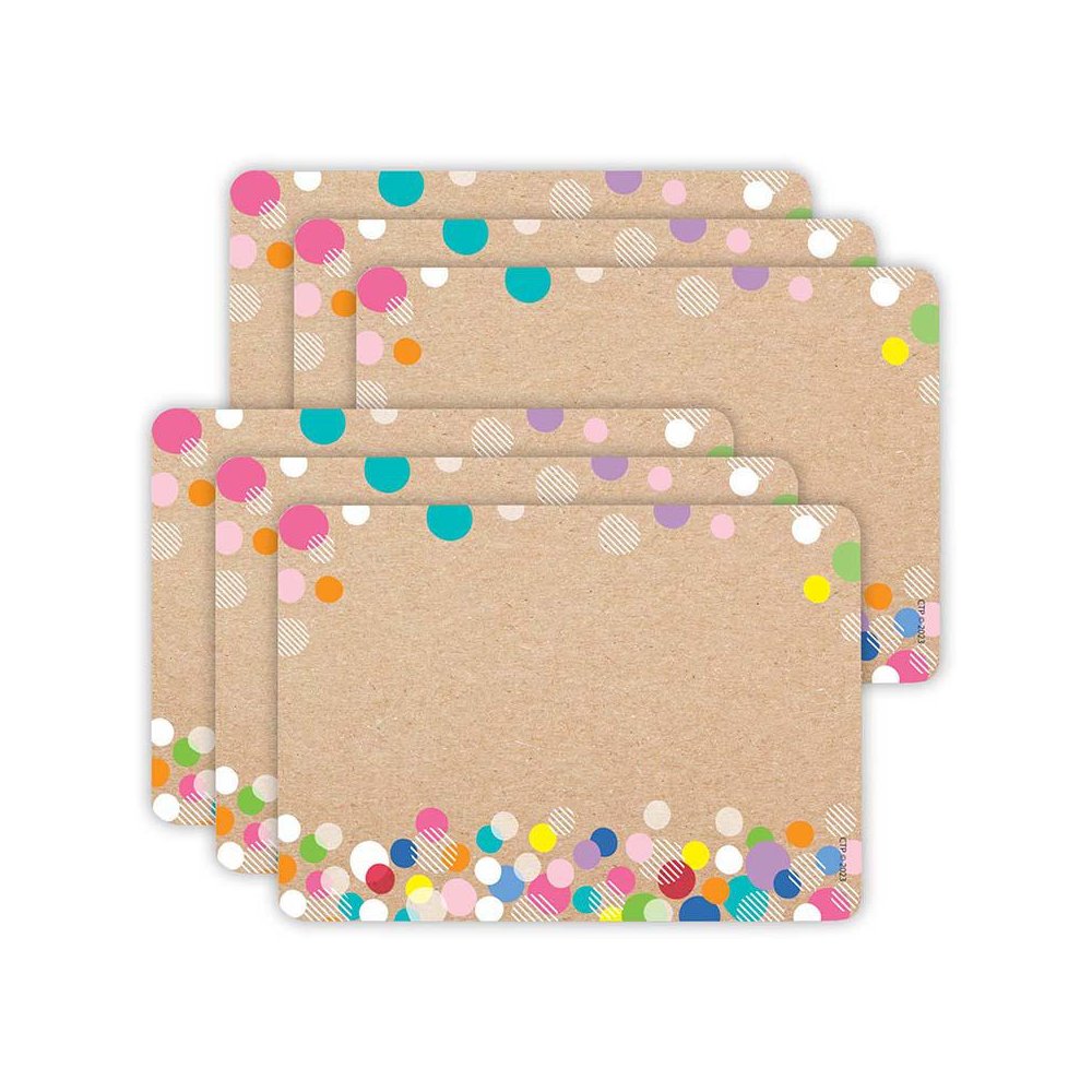 Krafty Pop Colorful Kraft Bubbles Labels, 2-1/2" x 3-1/2", 36 Per Pack, 6 Packs. Picture 1