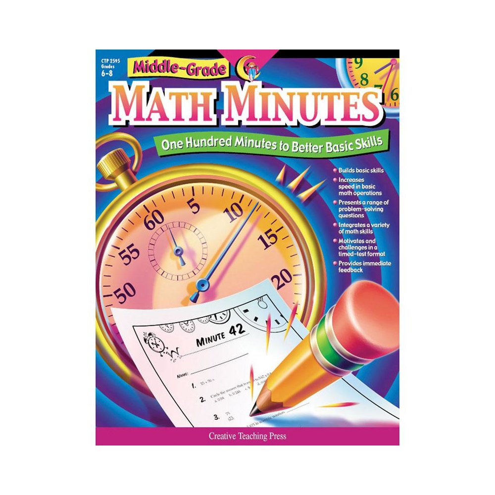 MIDDLE-GR MATH MINUTES GR 6-8. Picture 1