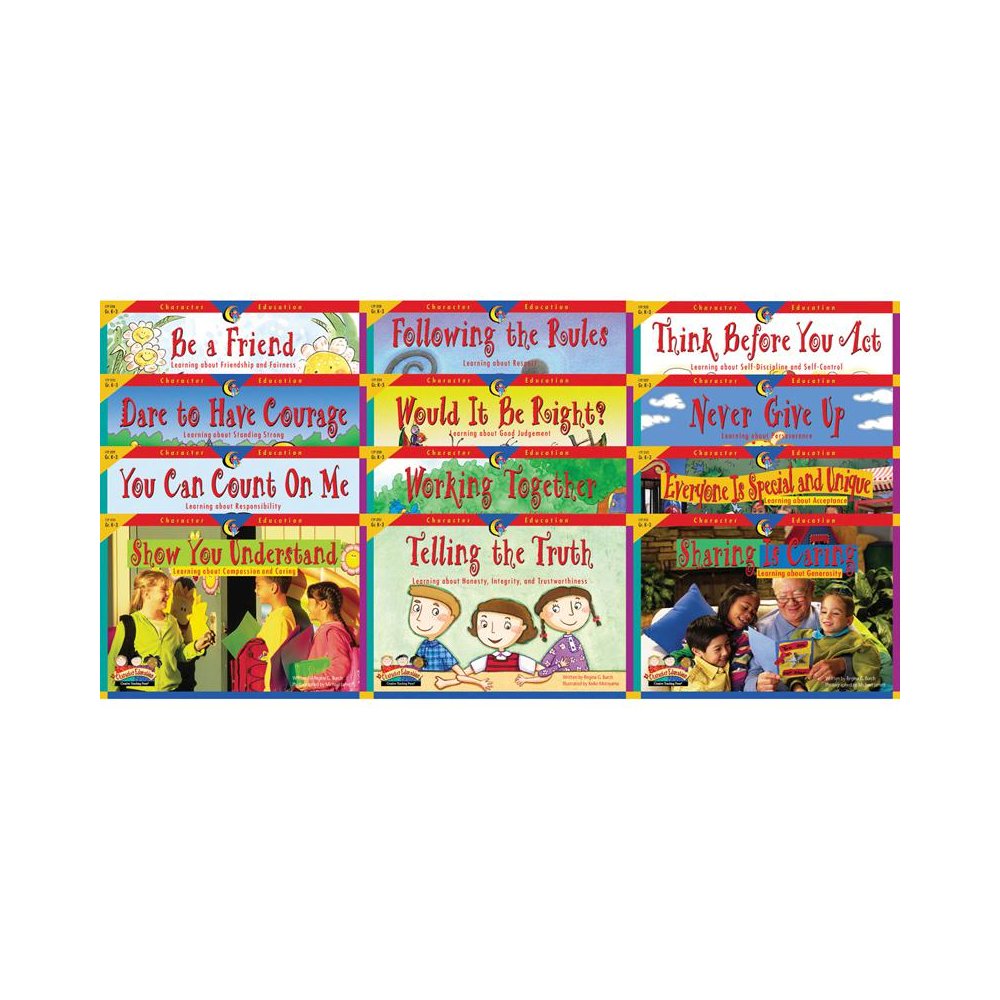 Character Education 12 Books, Variety Pk 1 Each 3123-3134. Picture 1