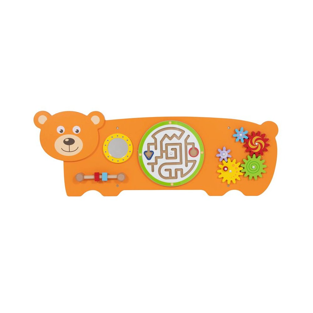 Bear Activity Wall Panel - 18m+ - Toddler Activity Center. Picture 1
