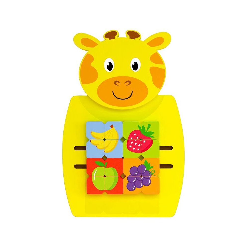 Giraffe Activity Wall Panel - 18m+ - Toddler Activity Center. Picture 1
