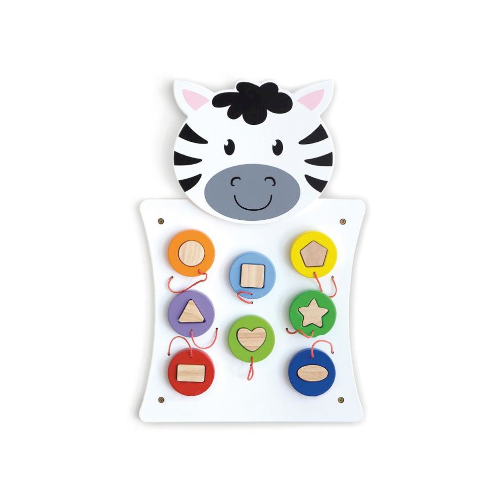 Zebra Activity Wall Panel - Toddler Activity Center. Picture 1