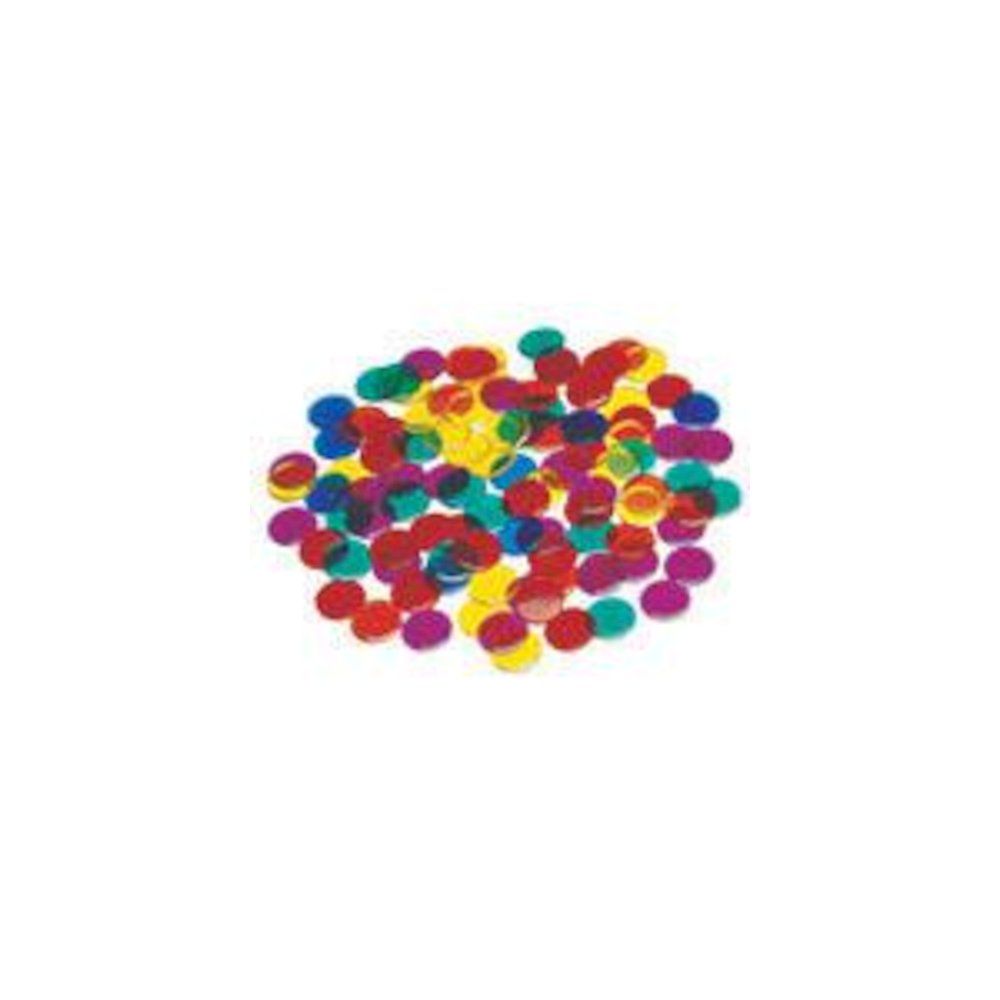 3/4IN TRANSPARENT COUNTERS 1000/ST. Picture 2